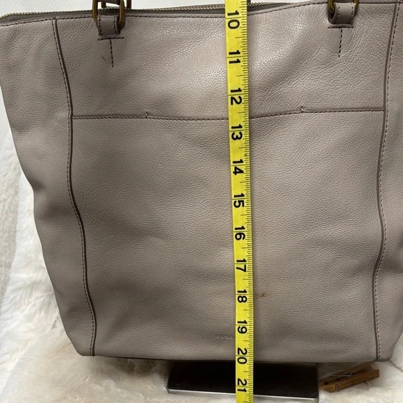 Fossil Tara Leather Shopper Tote Bag - Picture 5 of 14